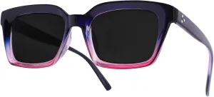 MARE AZZURO Oversized Polarized Sunglasses Women Men Driving Fishing Sports Sun Glasses UV400 Protection Party Beach Sunnies