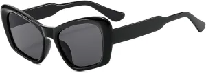Melrose Vintage Oversized Cat Eye Sunglasses For Women Fashion Unique Butterfly Female Elegant Shades