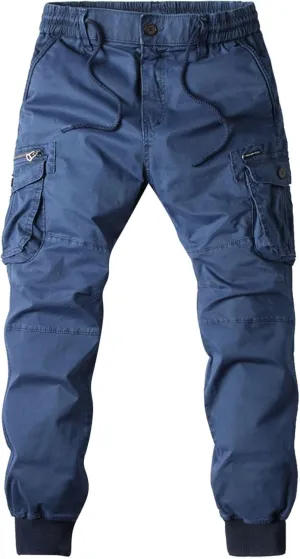 Men Hiking Joggers Sweatpants All Solid Color Painting Cotton Linen Loose Plus Size Loose Straight Sweatpants for Men