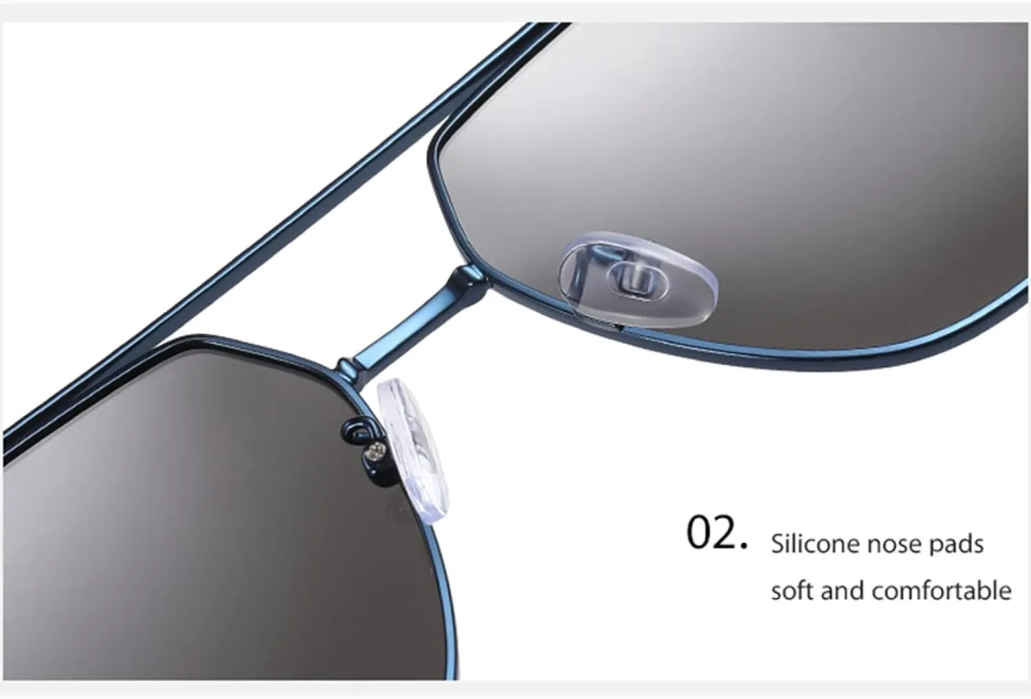Men Night Vision Sunglasses Women Uv400 Polarized Metal Frame Driving