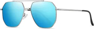Men Night Vision Sunglasses Women Uv400 Polarized Metal Frame Driving