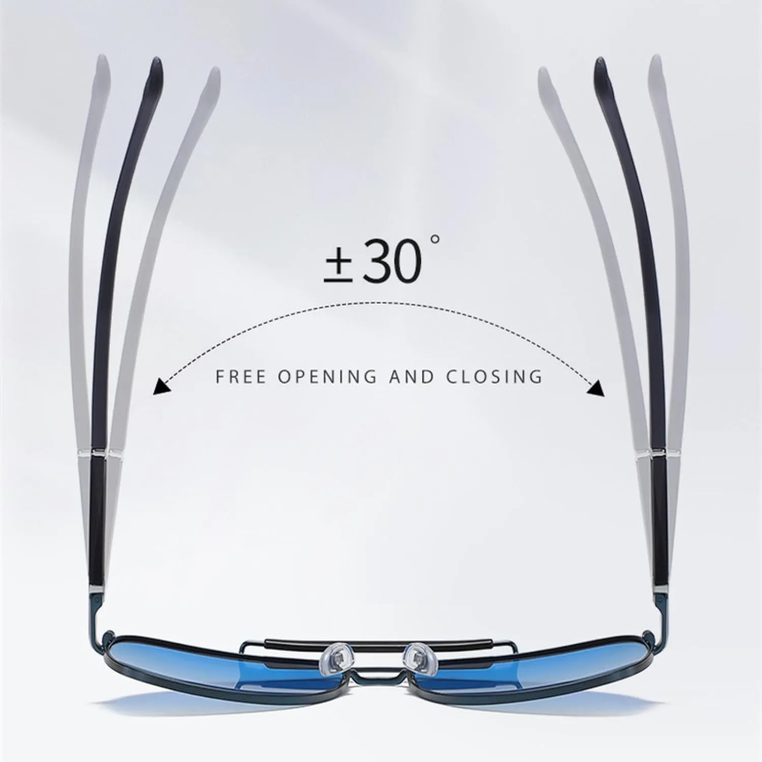 Men Outdoor Sunglasses for Women Uv400 Metal Frame Driving Cycling Shade