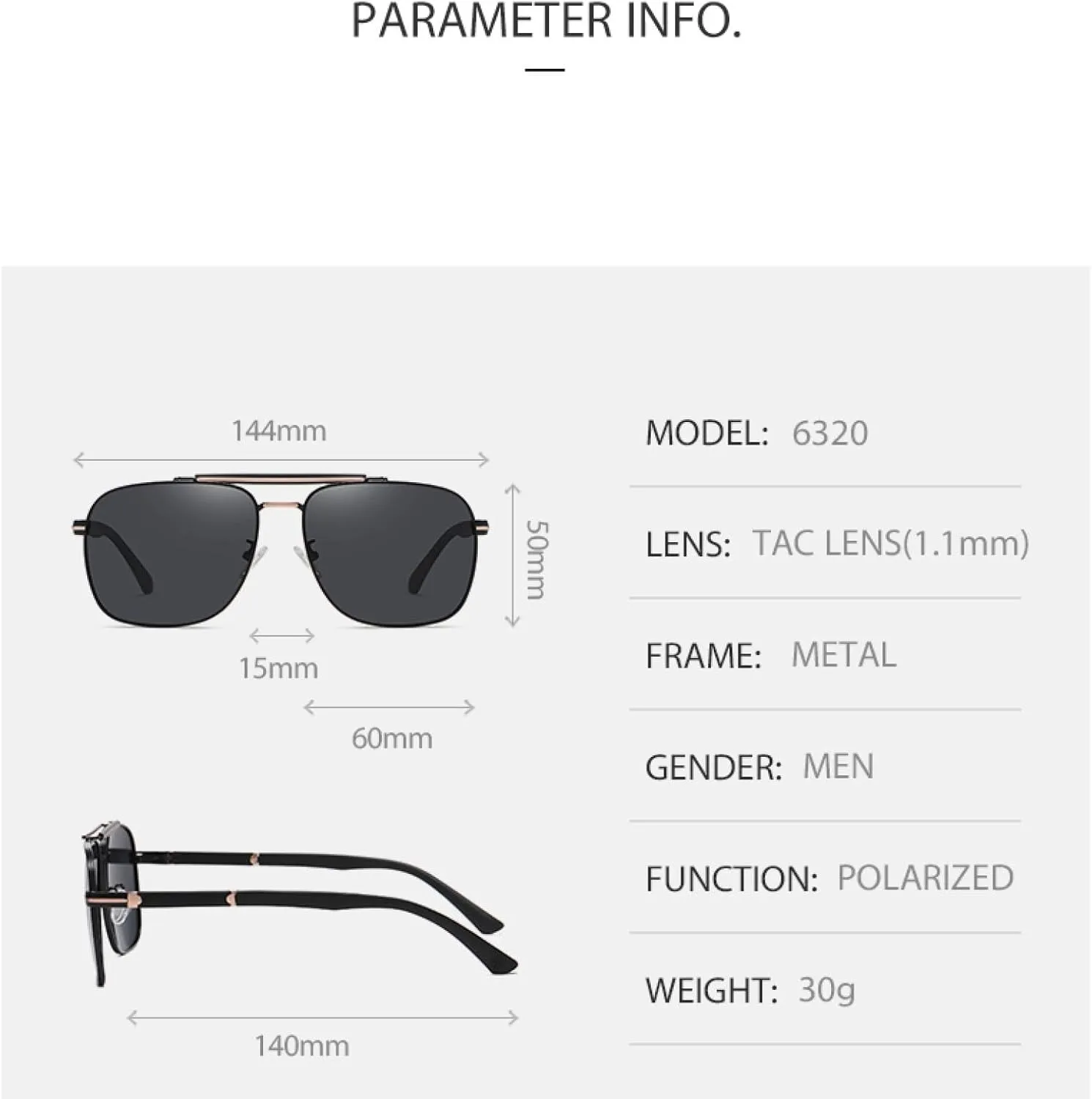 Men Outdoor Sunglasses for Women Uv400 Metal Frame Driving Cycling Shade