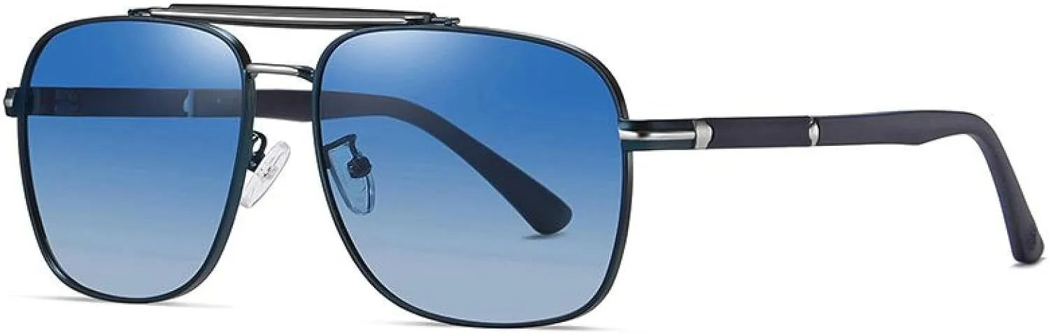 Men Outdoor Sunglasses for Women Uv400 Metal Frame Driving Cycling Shade