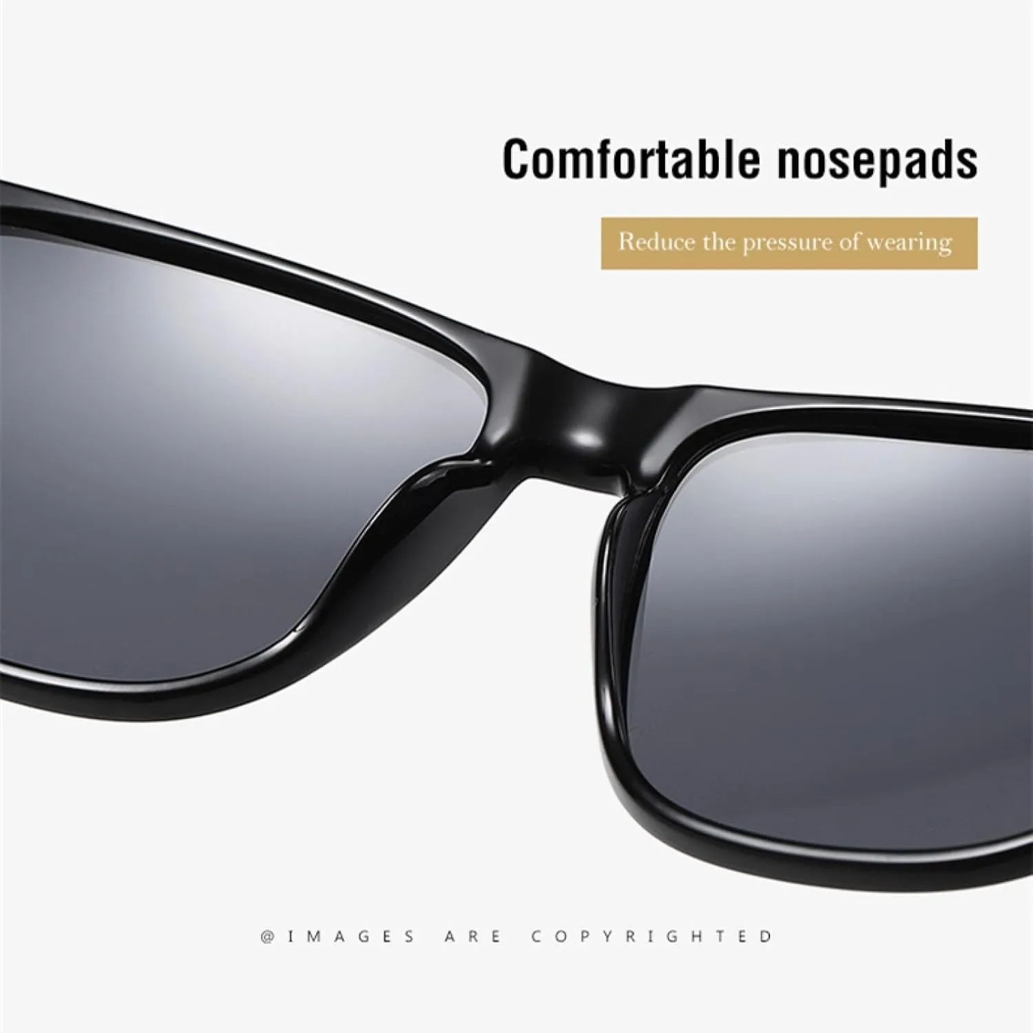 Men Polarized Sunglasses Uv400 Retro Women Metal Frame Driving Beach Bike Shade