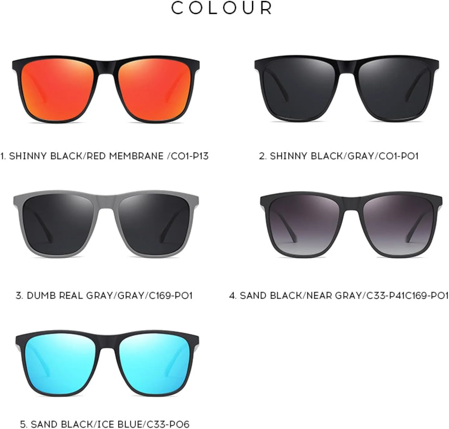Men Polarized Sunglasses Uv400 Retro Women Metal Frame Driving Beach Bike Shade