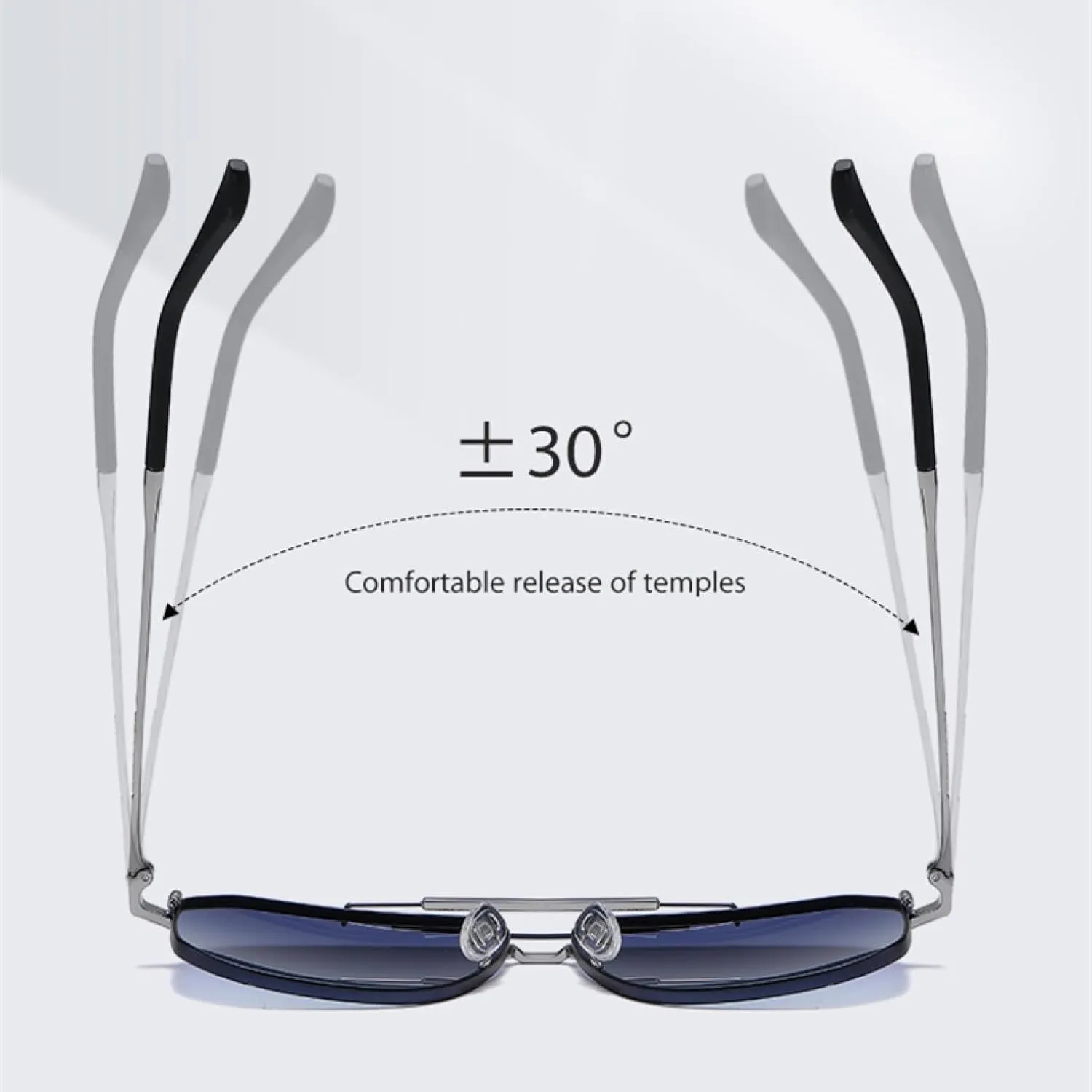 Men Polarized Sunglasses Women Fashion Uv400 Metal Frame Driving Stadium Party