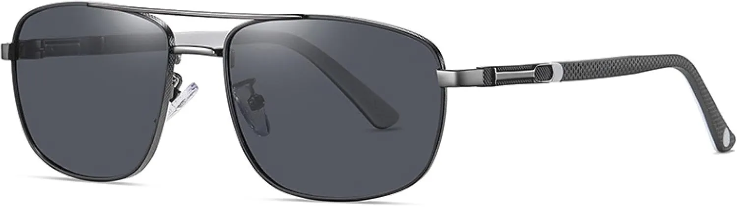 Men Polarized Sunglasses Women Uv400 Metal Frame Driving Beach Bike Shade