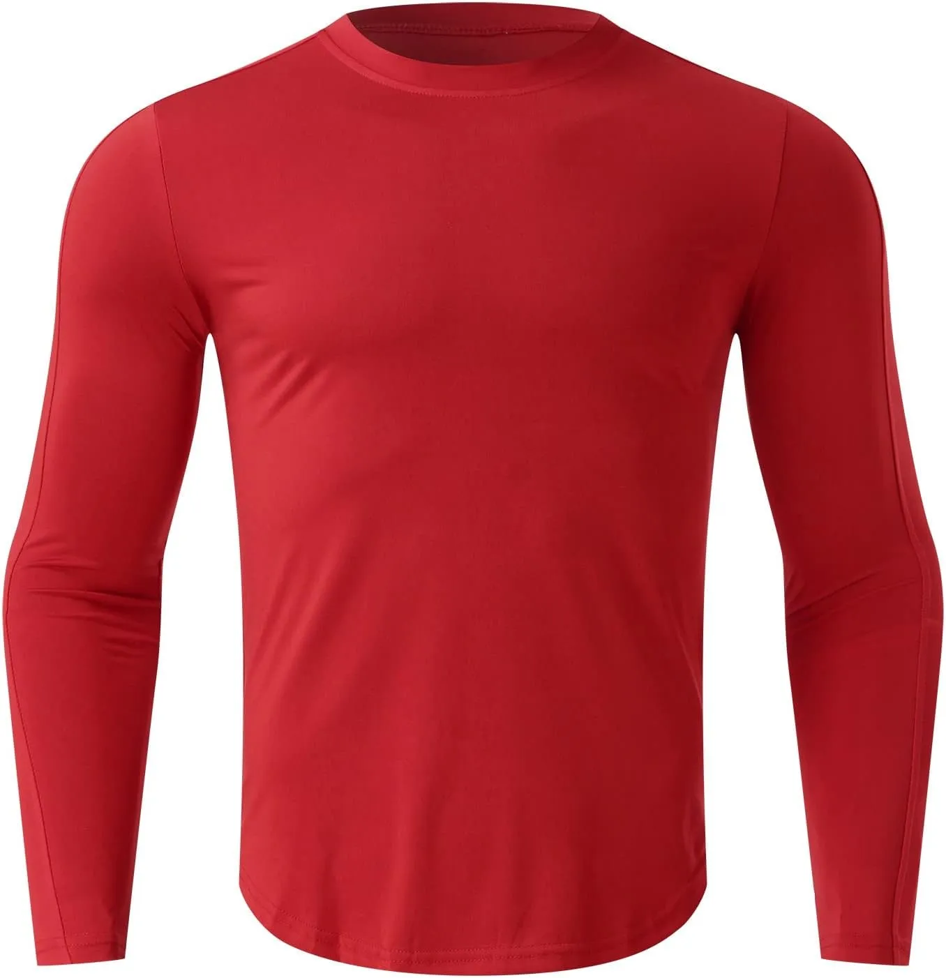 Men's Cool Dry Compression Shirts Long Sleeve Sports Baselayer T-Shirts Tops Gym Athletic Workout Bodybuilding Shirt