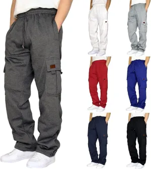 Mens Jogger Sweatpants Drawstring with Pockets Mens Casual Joggers Sweatpants Sweatpants for Men Sweat Pants with Pockets Lightweight Quick Dry Joggers Workout Fleece Lined Sweatpants for