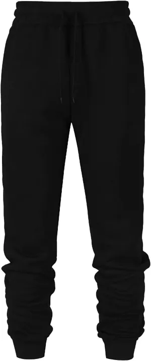 Men's Pants Trendy Casual Athletic Workout Drawstring Sweatpants with Pockets