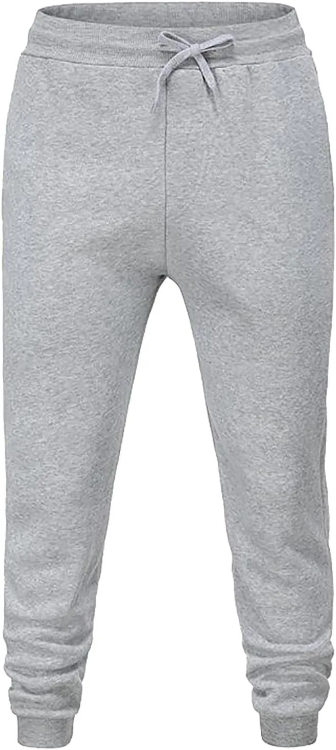 Men's Pants Trendy Casual Athletic Workout Drawstring Sweatpants with Pockets