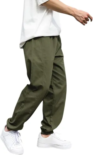 Mens Sweatpants with Pockets Big and Tall Lounge Pants with Pockets Men's Jogger Sweatpants Cargo Lightweight Joggers