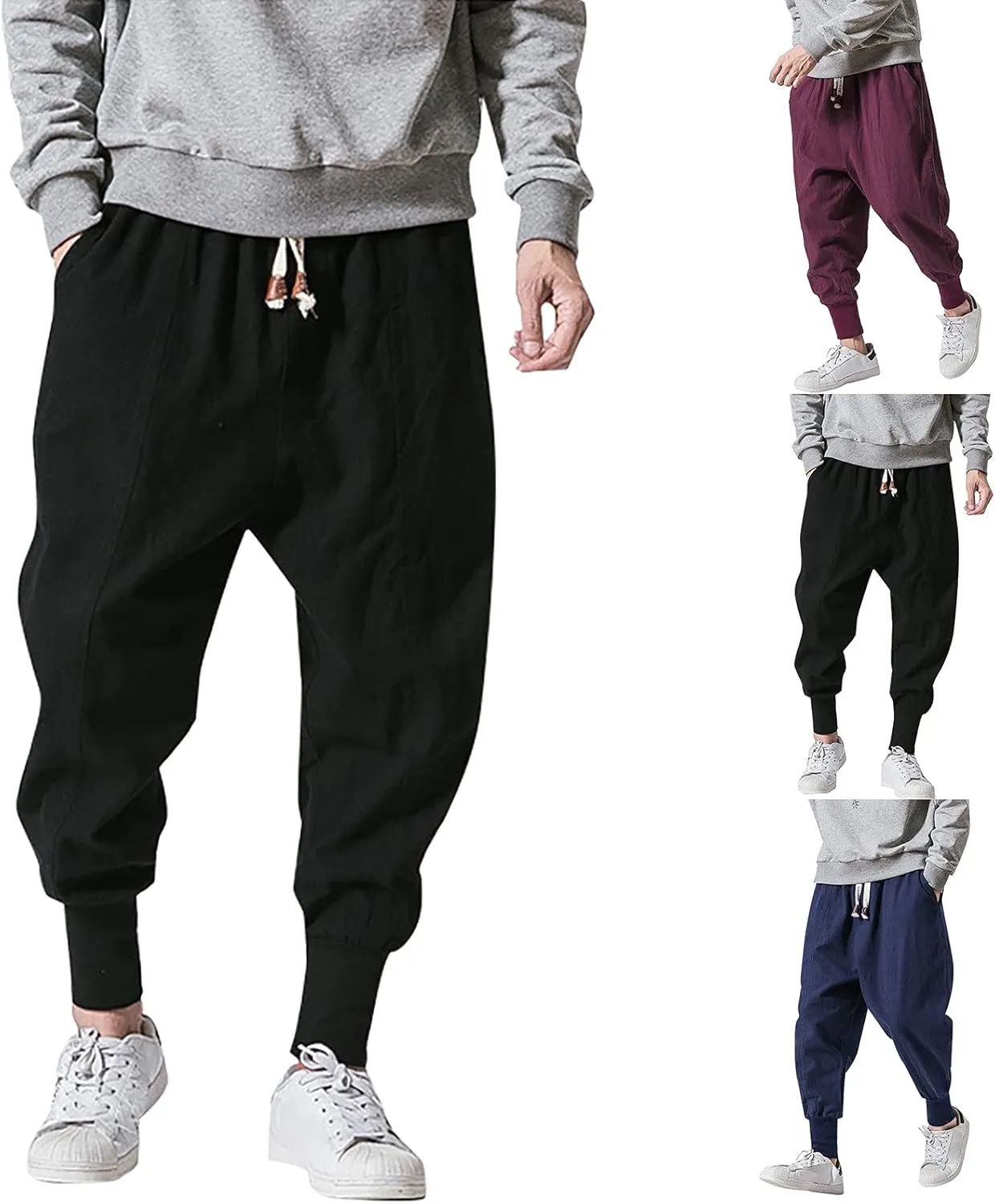 Mens Sweatpants with Pockets Men's Slim Fit Workout Athletic Pants Sweatpants for Men with Pockets Men's Slim Joggers
