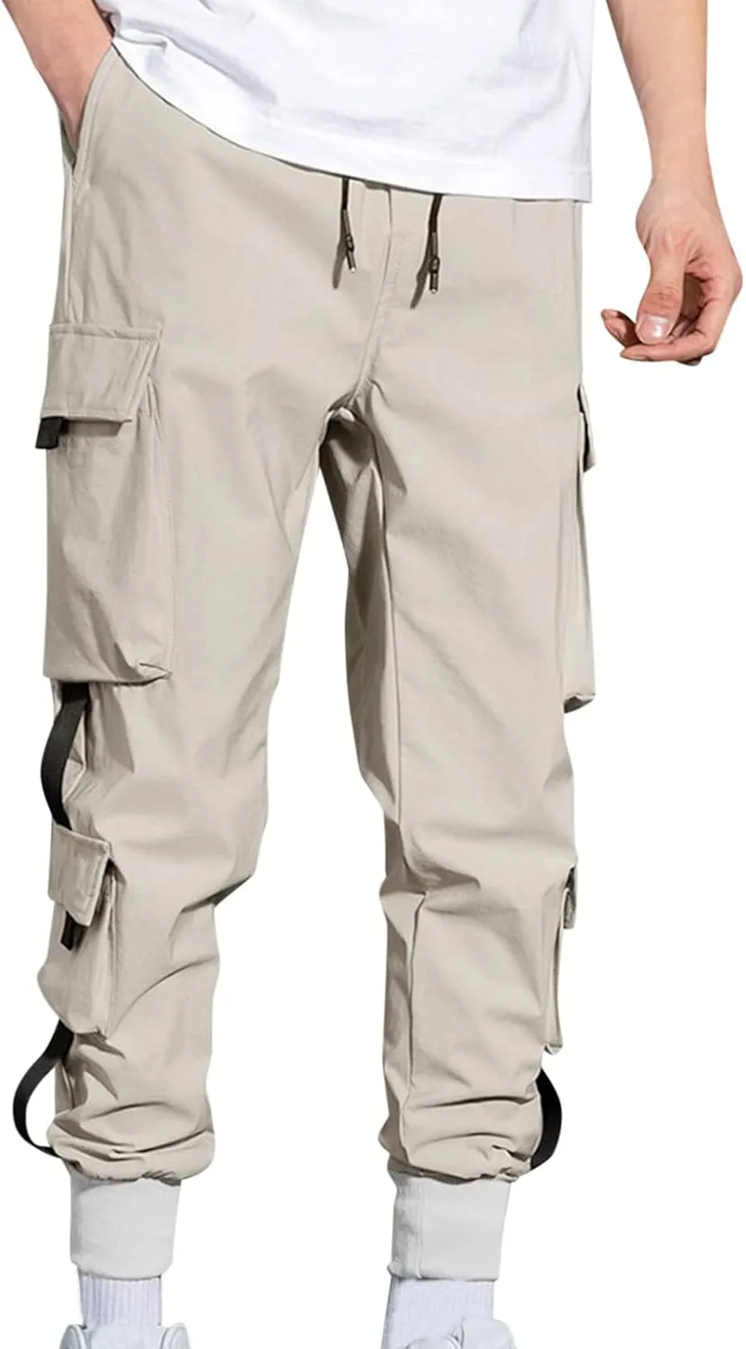 Mens Sweatpants with Pockets Straight Leg Trousers Baggy Jogger Pants with Pockets Joggers for Men Big and Tall Mens