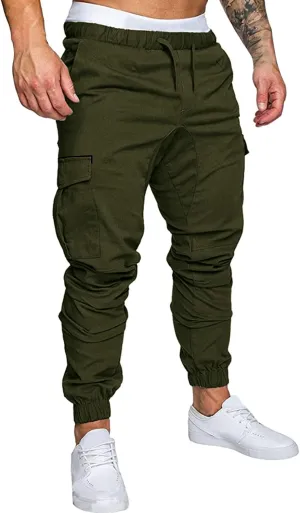 Mens Sweatpants with Pockets with Pockets Mens Fashion Joggers Sports Pants Casual Cotton Cargo Pants Gym Sweatpants