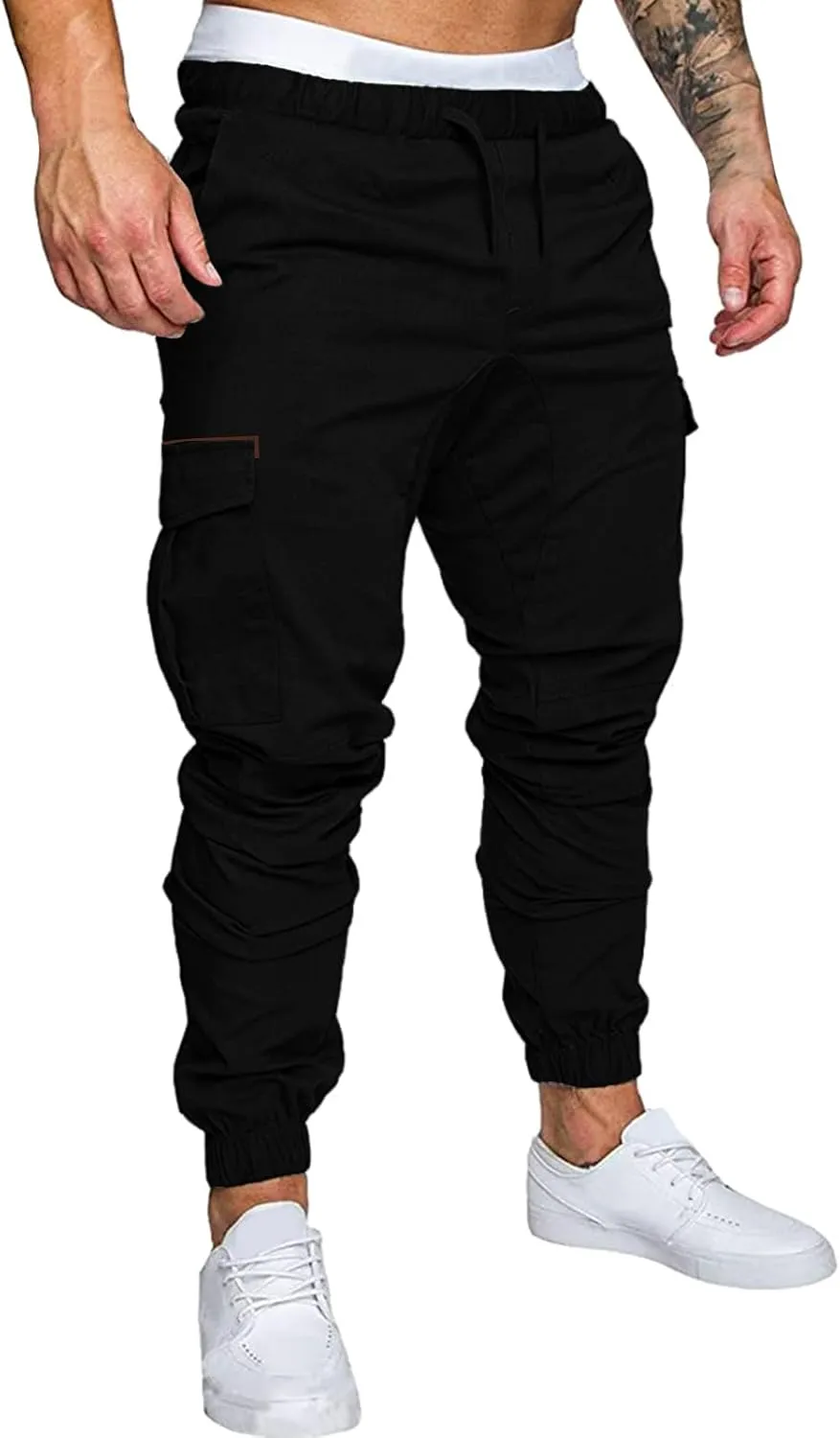 Mens Sweatpants with Pockets with Pockets Mens Fashion Joggers Sports Pants Casual Cotton Cargo Pants Gym Sweatpants