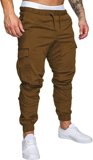 Mens Sweatpants with Pockets with Pockets Mens Fashion Joggers Sports Pants Casual Cotton Cargo Pants Gym Sweatpants