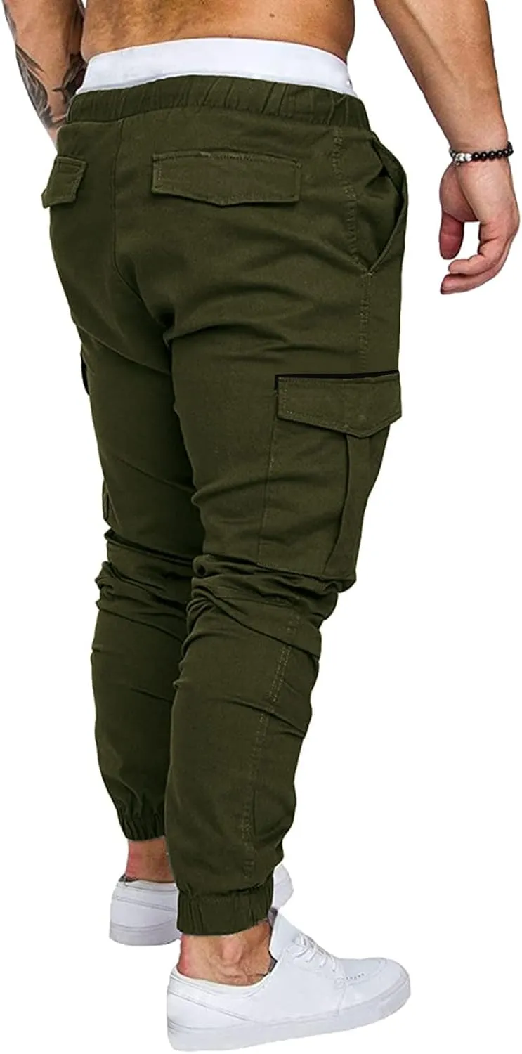 Mens Sweatpants with Pockets with Pockets Mens Fashion Joggers Sports Pants Casual Cotton Cargo Pants Gym Sweatpants
