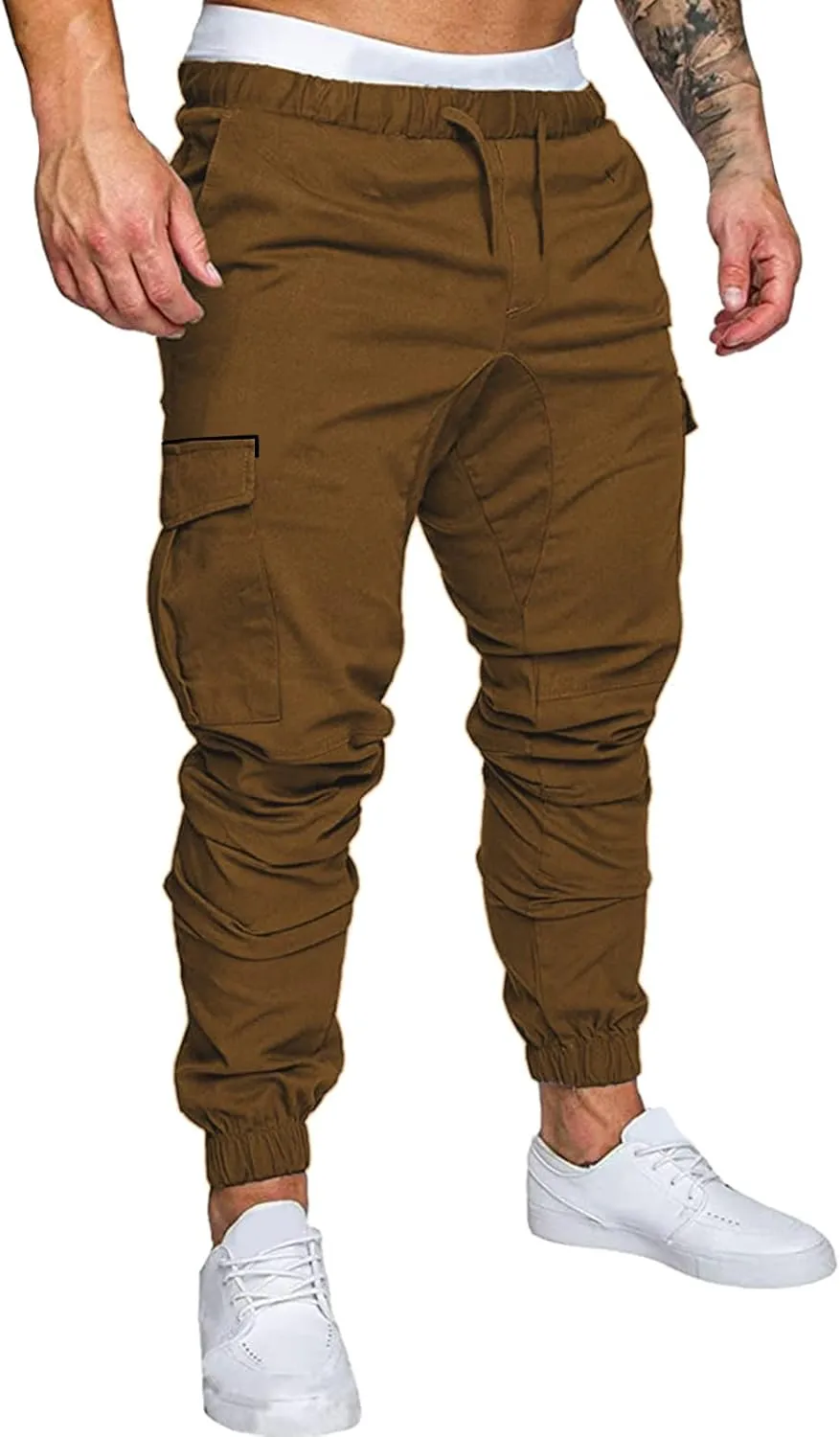 Mens Sweatpants with Pockets with Pockets Mens Fashion Joggers Sports Pants Casual Cotton Cargo Pants Gym Sweatpants