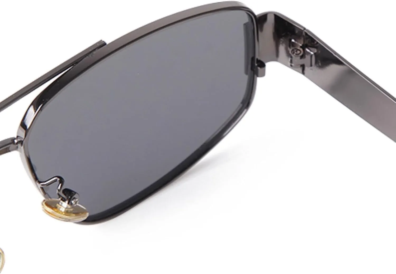 Metal Frame Sunglasses Mens Women Fashion Retro Gold Mirror Shades Uv400