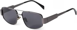 Metal Frame Sunglasses Mens Women Fashion Retro Gold Mirror Shades Uv400