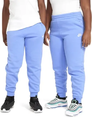 Nike Sportswear Club Fleece Big Kids' Joggers (US, Alpha, Medium, Regular, Plus Size, Polar/White)