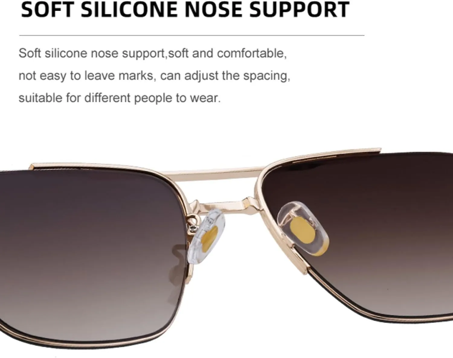 Oversized Sunglasses for Men Big Frame Luxury Classic Metal Frame Retro
