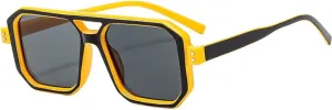 Oversized Sunglasses for Women Vintage Orange Shades Trendy Luxury Stylish Fashionable Sun Glasses Retro