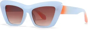 Oversized Thick Frame Sunglasses Women Men Uv400 Vintage Shades Sun Glasses