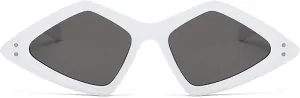 Oversized Vintage Cat Eye Sunglasses Women Fashion Irregular Shades Eyewear Trendy Luxury Polygonal Sun Glasses