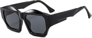 Oversized Women Fashion Double Color Outdoor Sunglasses Retro Lens Uv400 Men Trending
