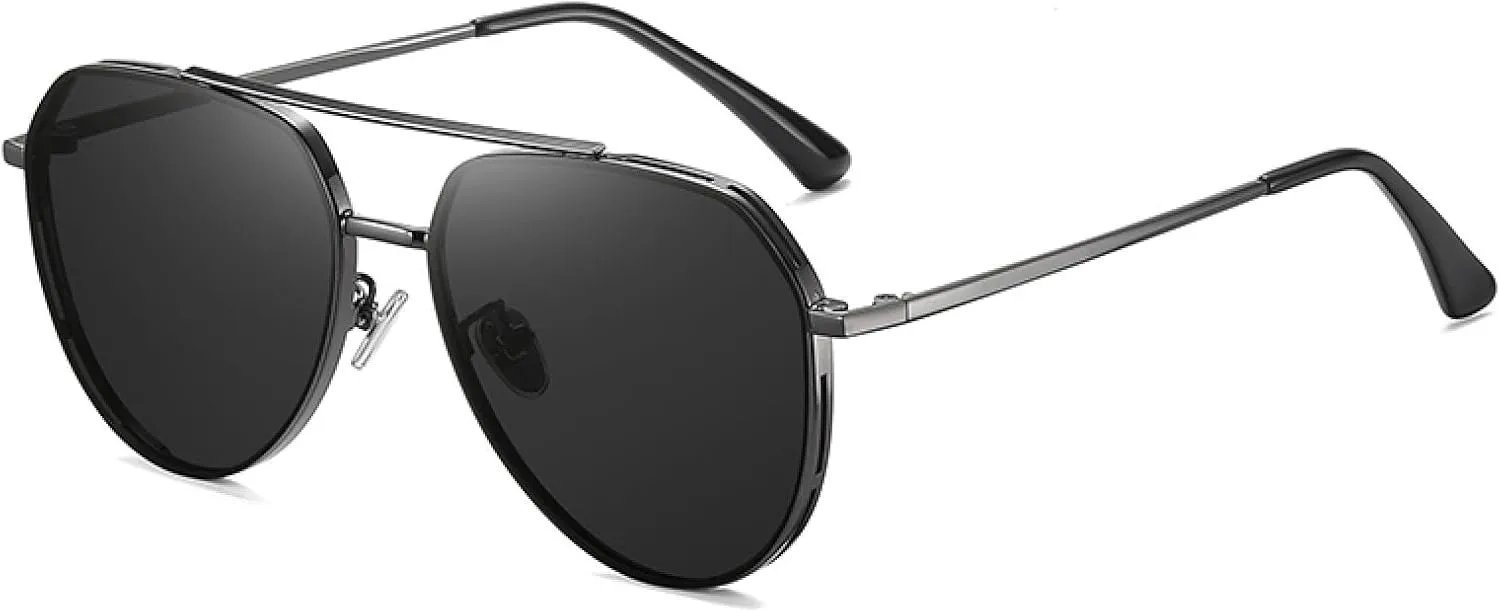Polarized Sunglasses Men Lenses Women Uv400 Metal Frame Fishing Camping Shade