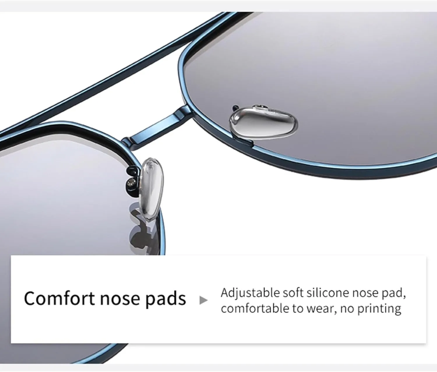 Polarized Sunglasses Men Lenses Women Uv400 Metal Frame Fishing Camping Shade