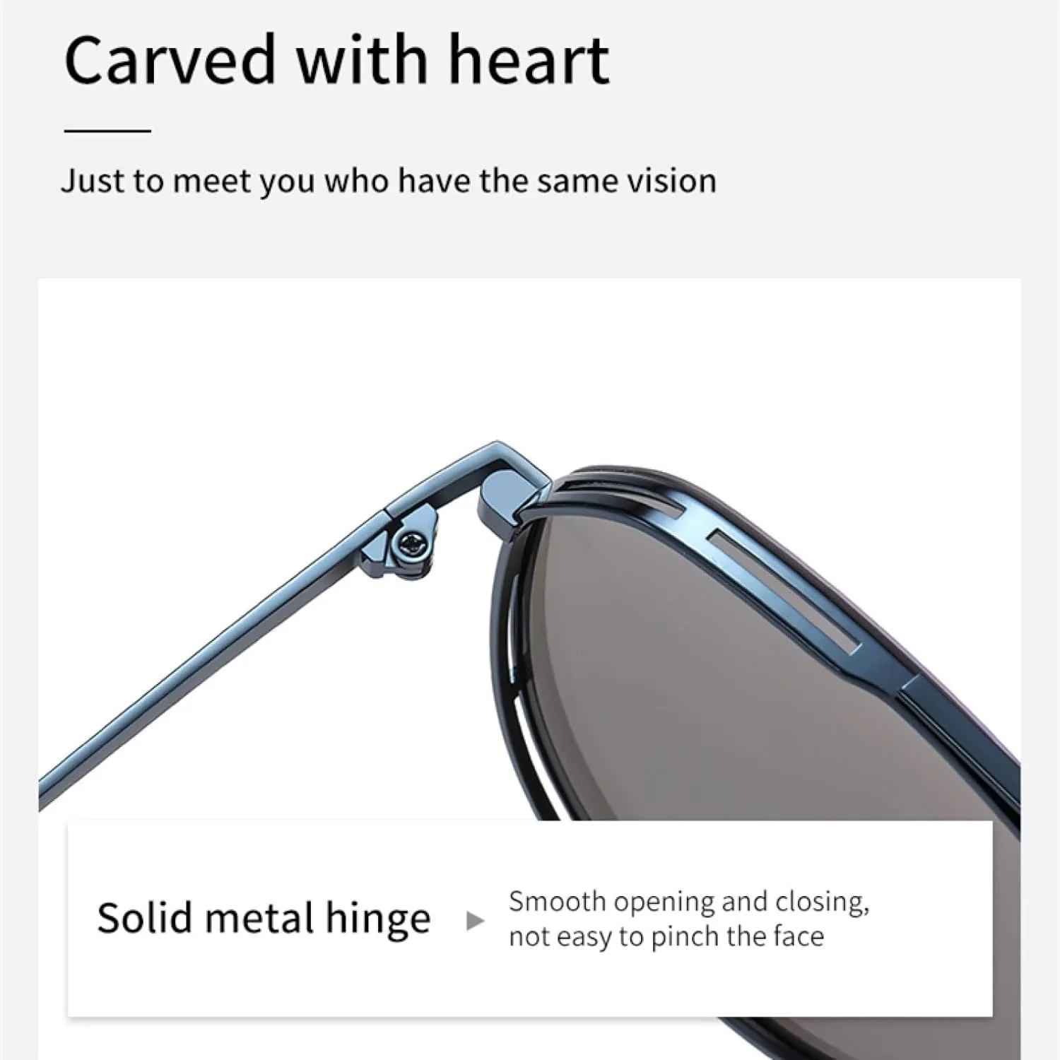 Polarized Sunglasses Men Lenses Women Uv400 Metal Frame Fishing Camping Shade