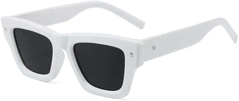 Popular Fashion Cat Eye Women Sunglasses Fashion Shades UV400 Vintage Rivets Men Sun Glasses