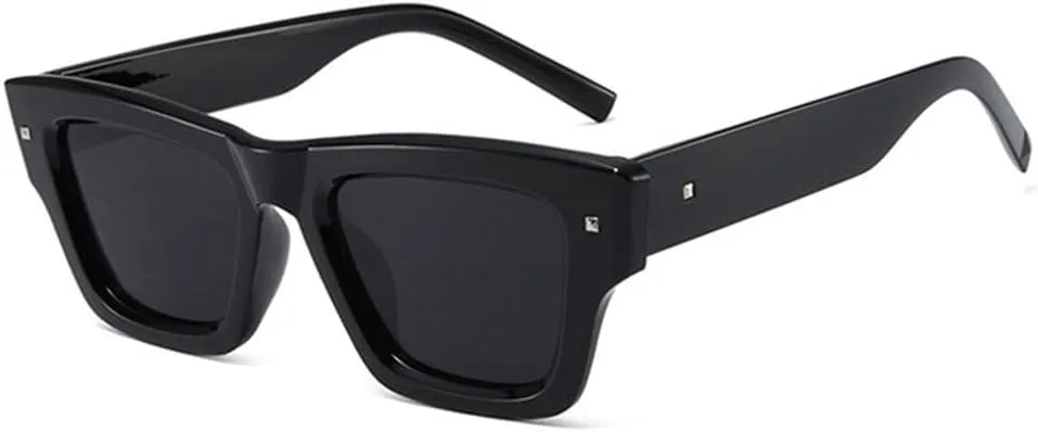 Popular Fashion Cat Eye Women Sunglasses Fashion Shades UV400 Vintage Rivets Men Sun Glasses