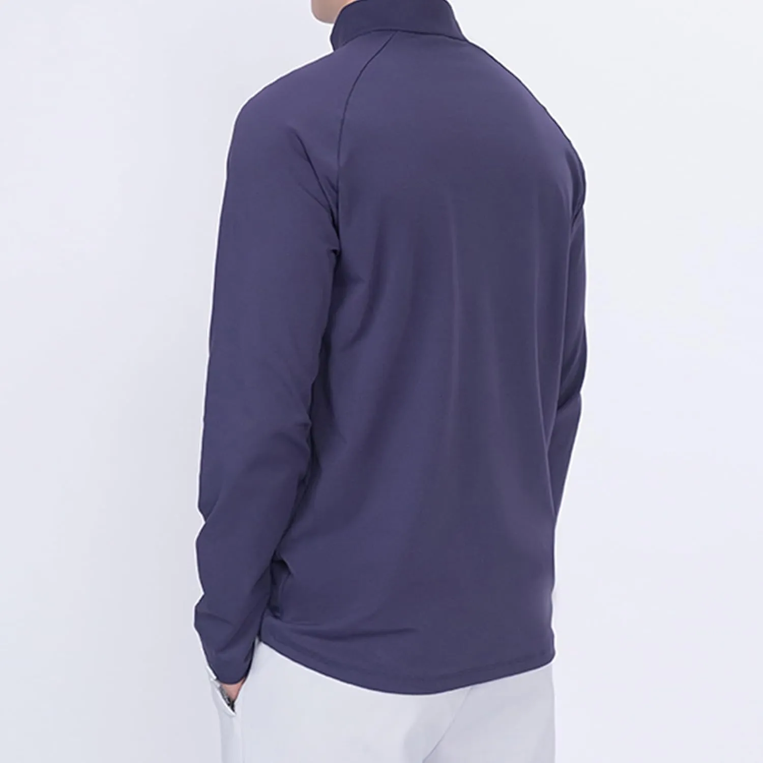 Quarter Zip Pullover Men Lightweight Long Sleeve Hiking Athletic Sweatshirts Performance Mock Neck 3/4 Zip Sweatshirt