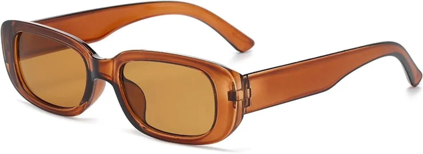 Rectangle Fashion Sunglasses for Women Men Retro Uv400