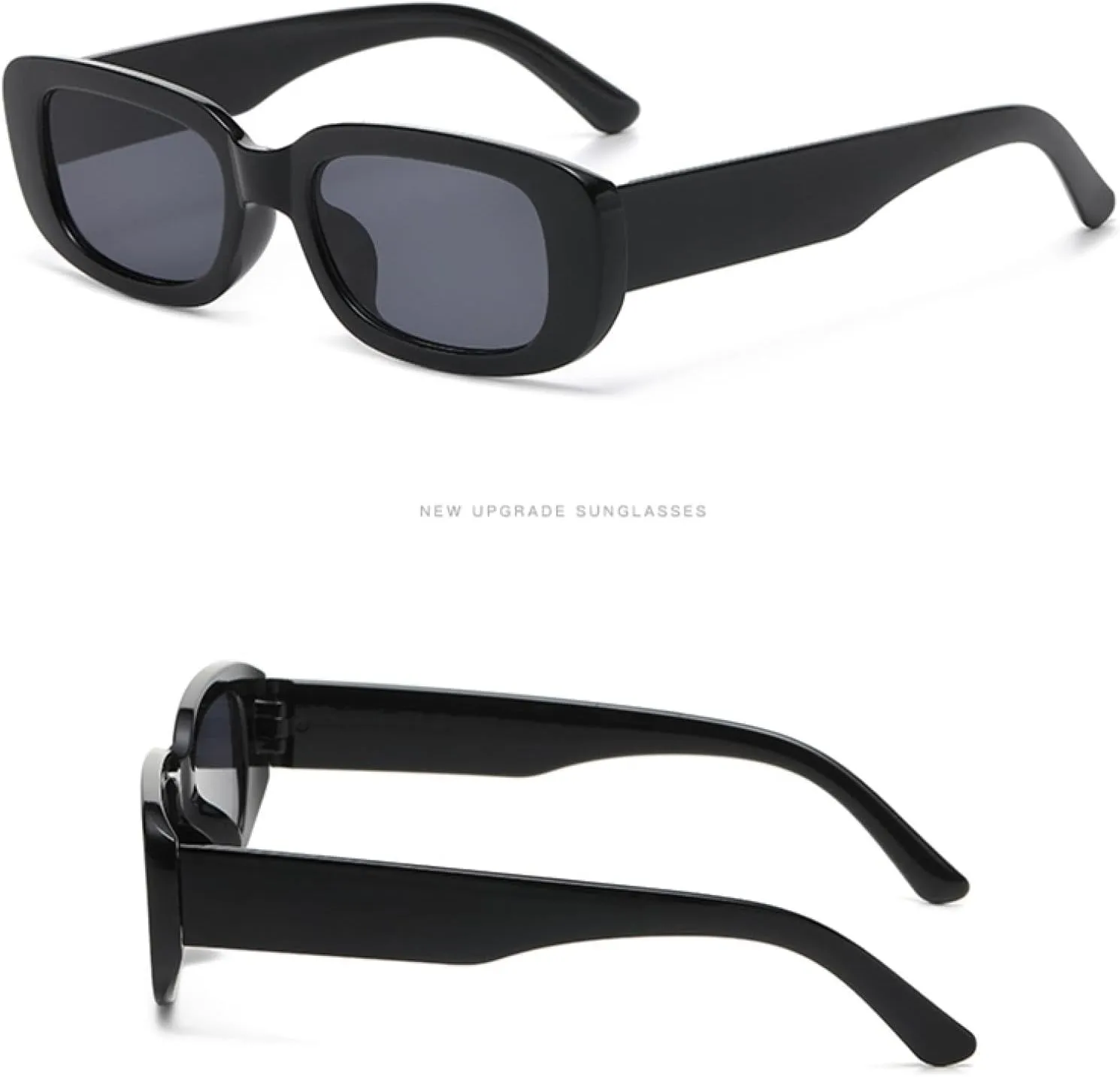 Rectangle Fashion Sunglasses for Women Men Retro Uv400