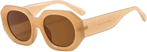 Retro Cycling Sunglasses for Men Women Vintage Polygon Frame Fashion Uv400 Trending