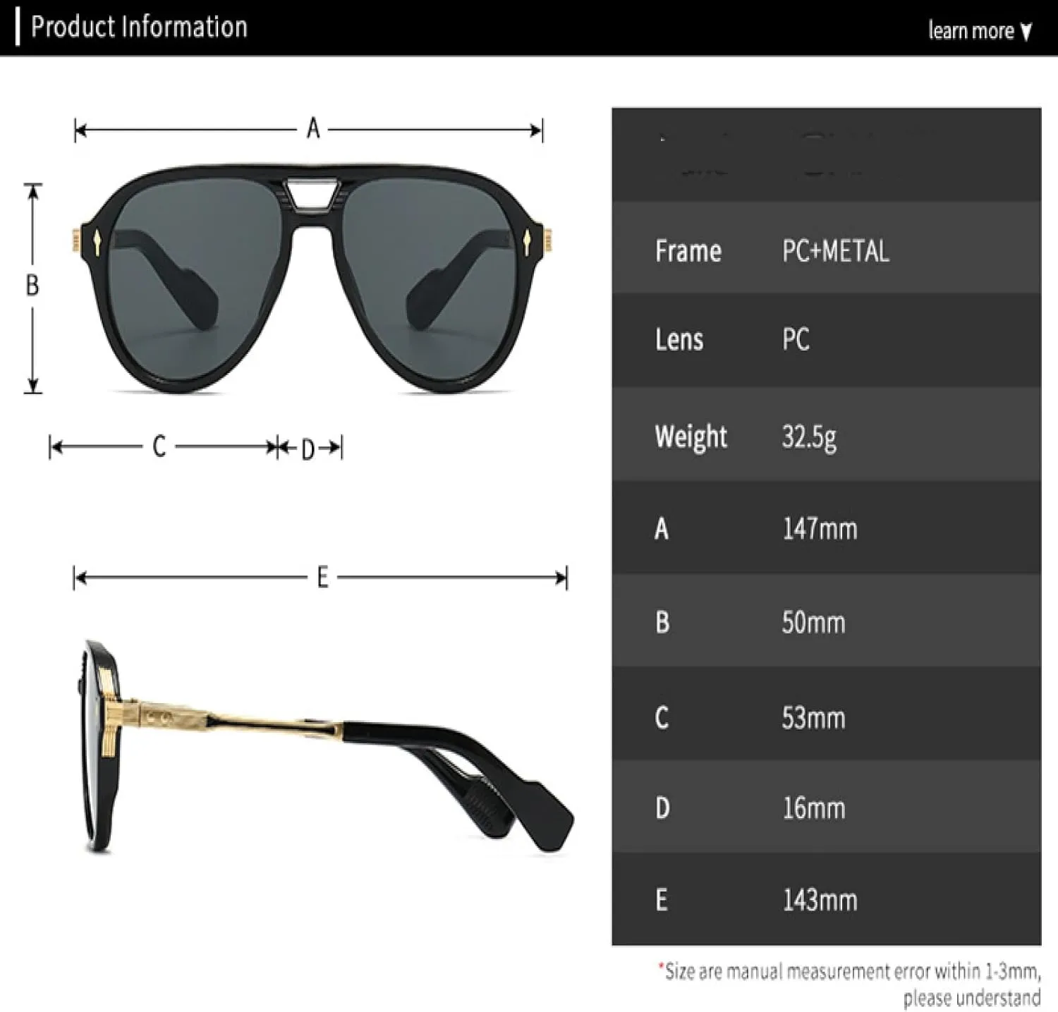 Retro Men Sunglasses Fashion Uv400 Trending Rivets Women Luxury