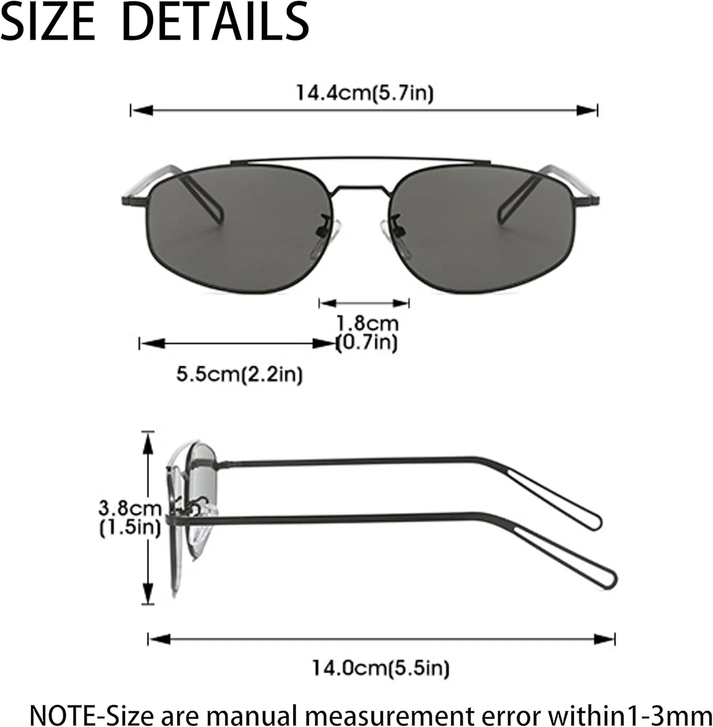Retro Vintage Metal Frame Small Cat Eye Sunglasses
