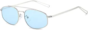 Retro Vintage Metal Frame Small Cat Eye Sunglasses