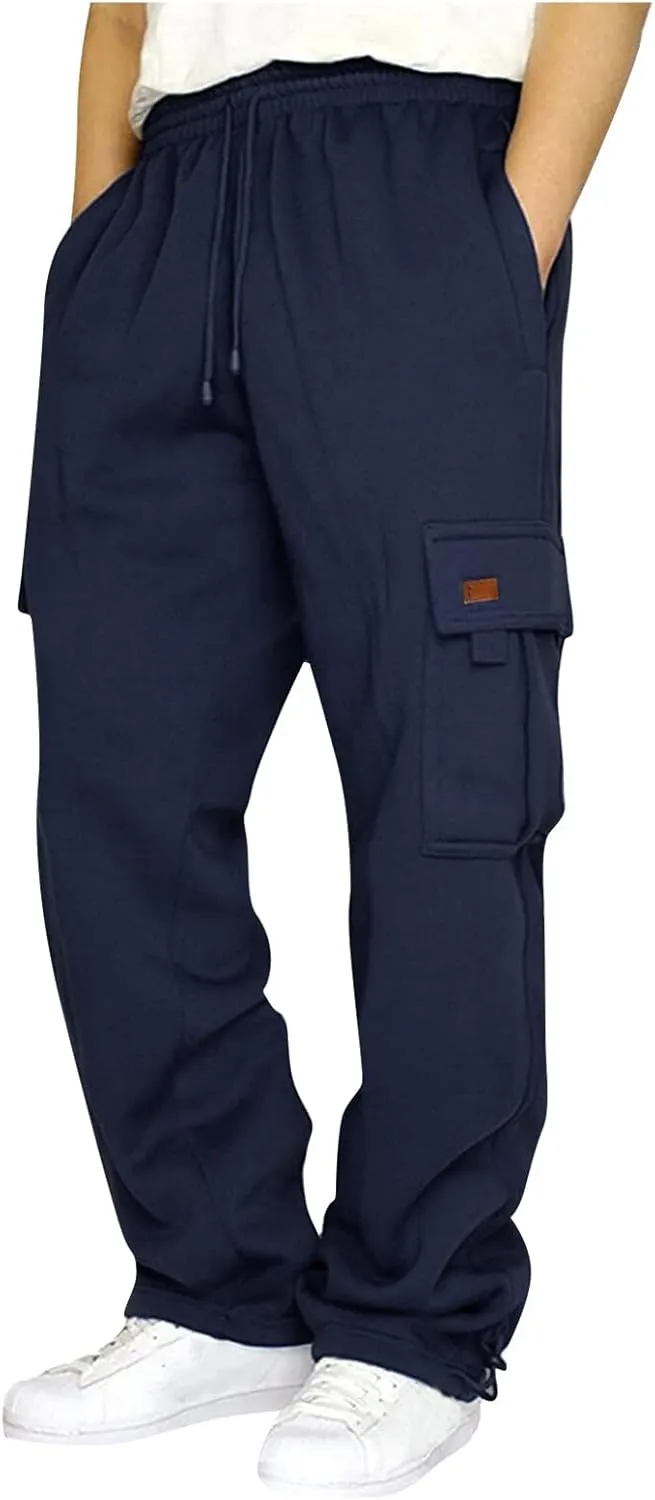 RTRDE Men's Joggers Sweatpants Gym Running Workout Pants Athletic Drawstring Joggers with Pockets Joggers, S-5XL
