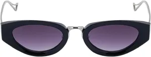 Sexy Cat Eye Oval Punk Sunglasses Women Luxury Vintage Metal Frame Sun Glasses For Ladies Classic Eyewear UV400 3521