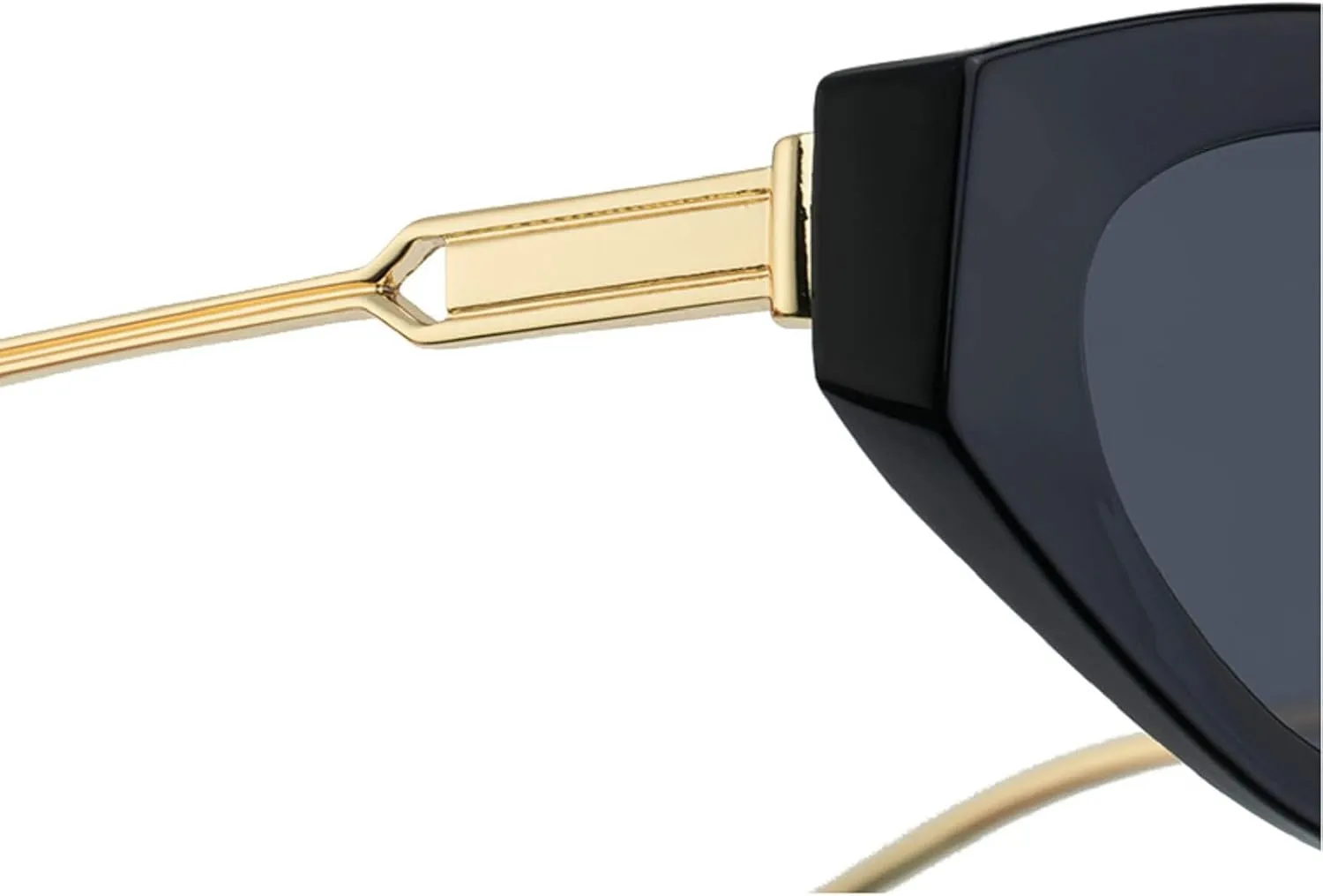 Sexy Cat Eye Oval Punk Sunglasses Women Luxury Vintage Metal Frame Sun Glasses For Ladies Classic Eyewear UV400 3521