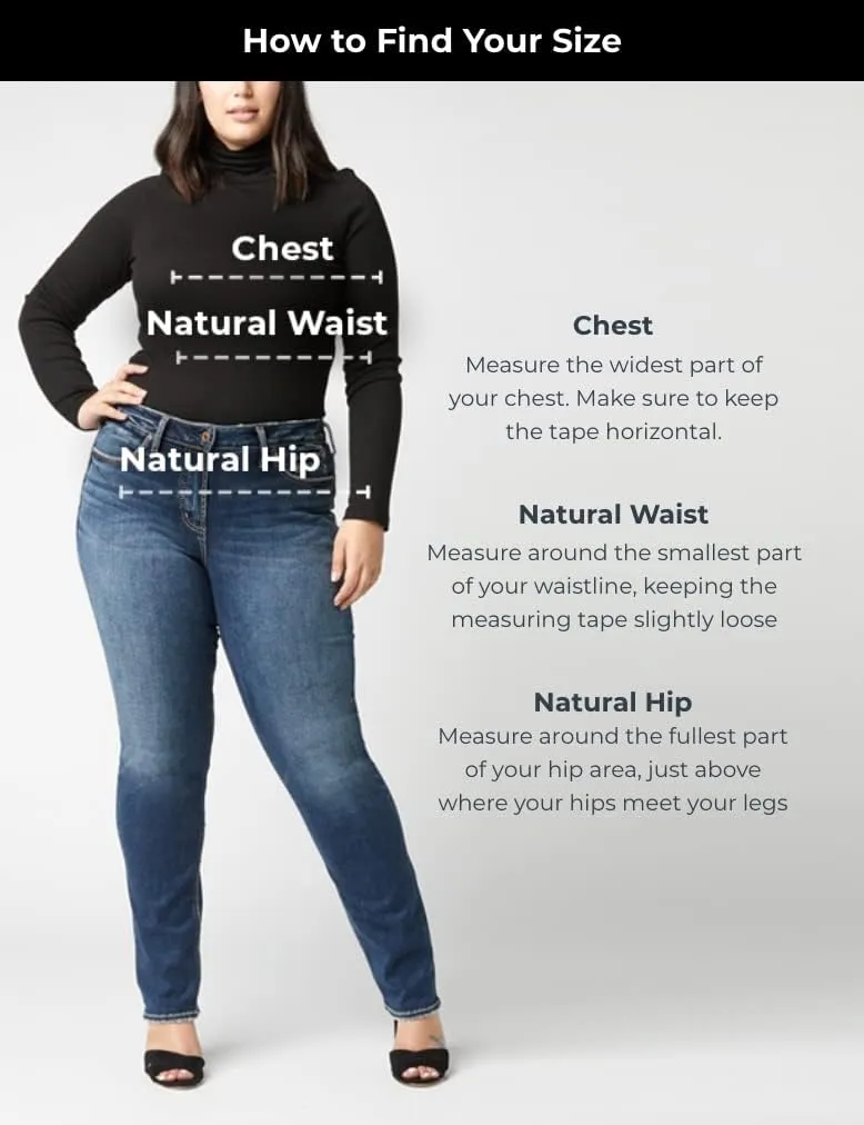 Silver Jeans Co. Women's Plus Size Britt Low Rise Skinny Jeans