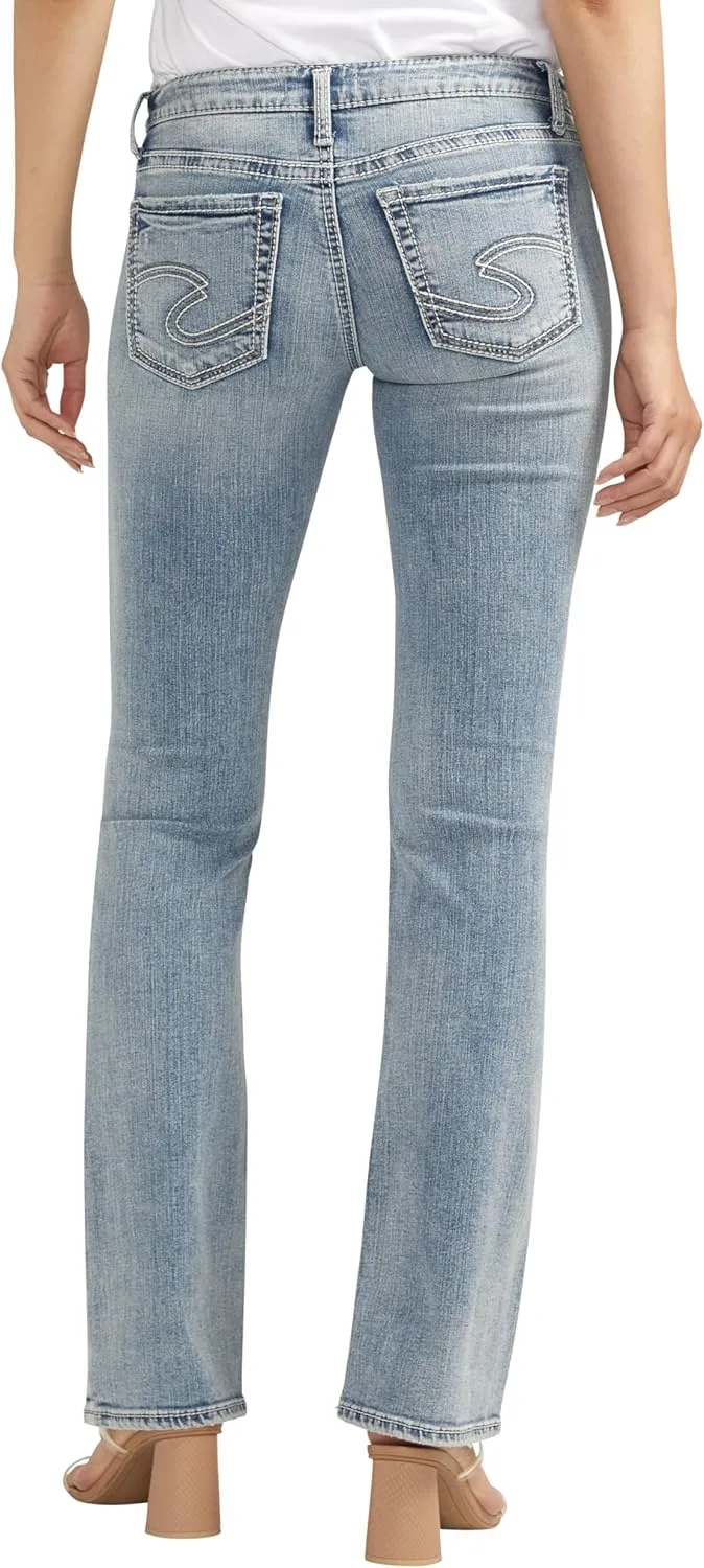 Silver Jeans Co. Women's Tuesday Low Rise Slim Bootcut Jeans
