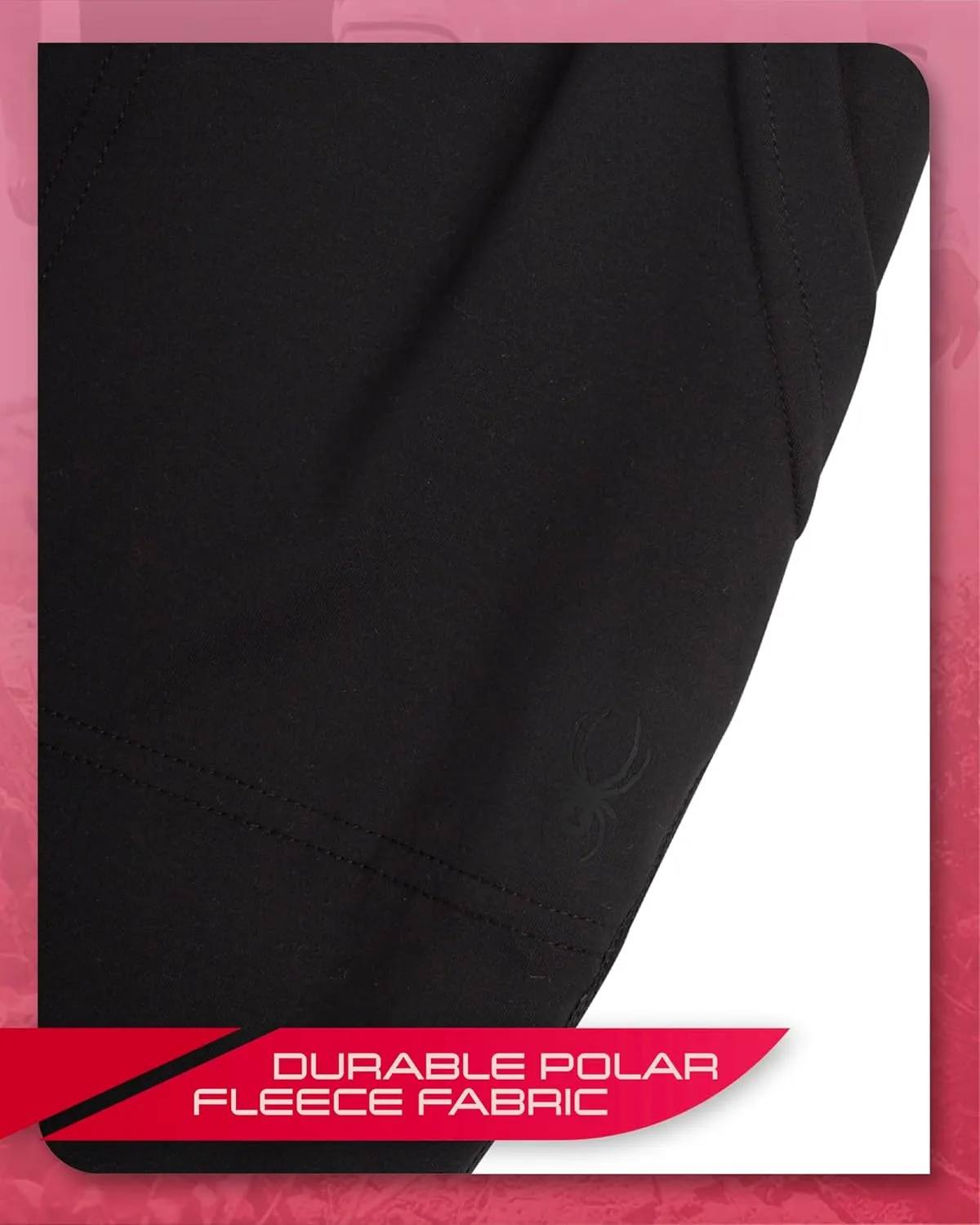 Spyder Women's Jogger Sweatpants - High Waisted Fleece Lined Athletic Joggers with Pockets for Casual Workout (Sizes: S-XL)